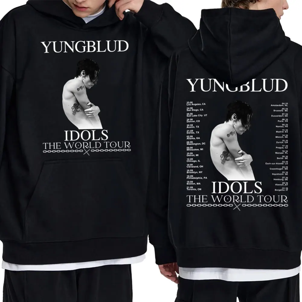 

Limited Rocker Yungblud IDOLS The World Tour 2025 Hoodie Men Women Hip Hop Oversized Sweatshirt Male Casual Long Sleeve Hoodies