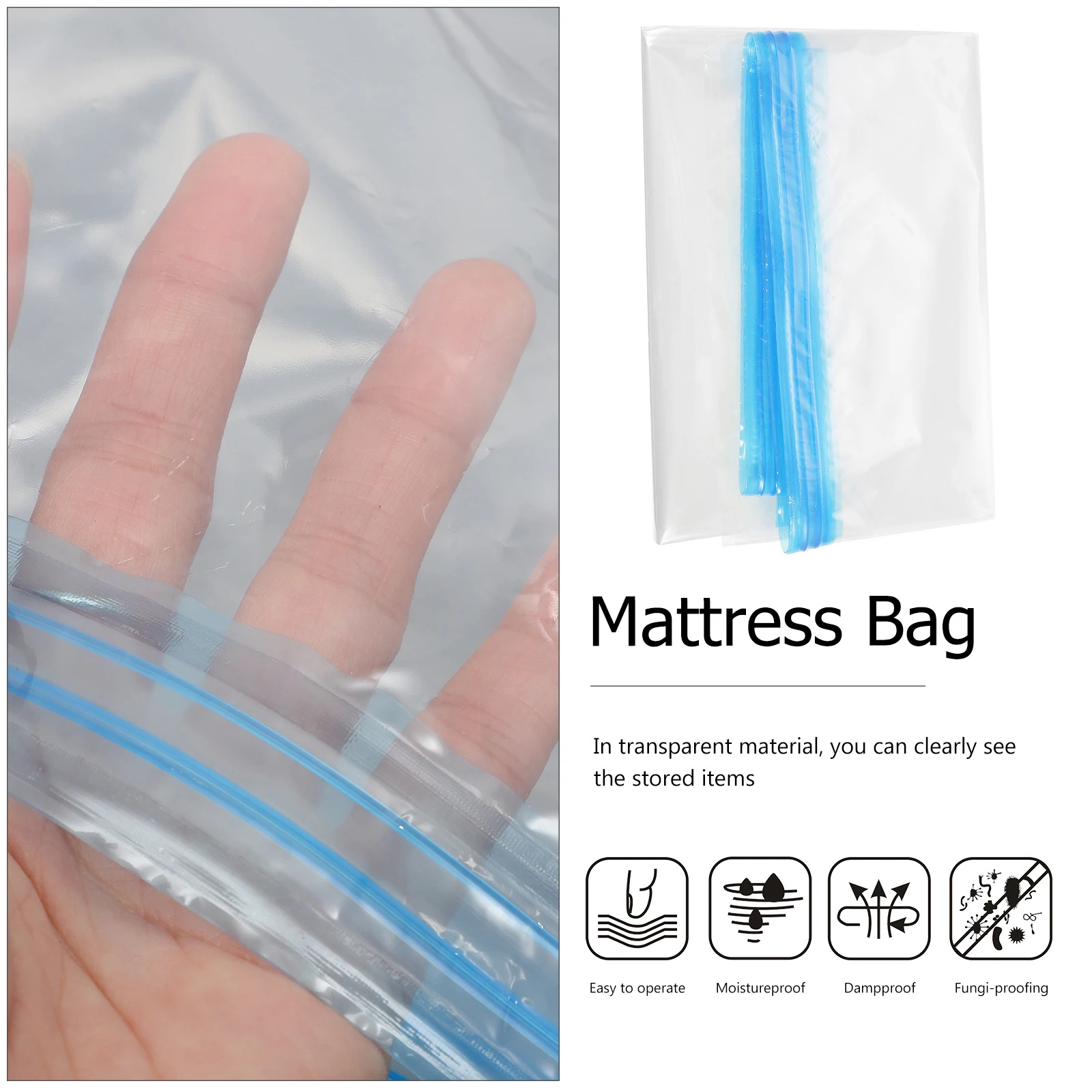 Mattress Vacuum Bag Large Capacity Dustproof Mold Resistant Clothes Quilt Storage Organizer mattress vacuum bag for moving