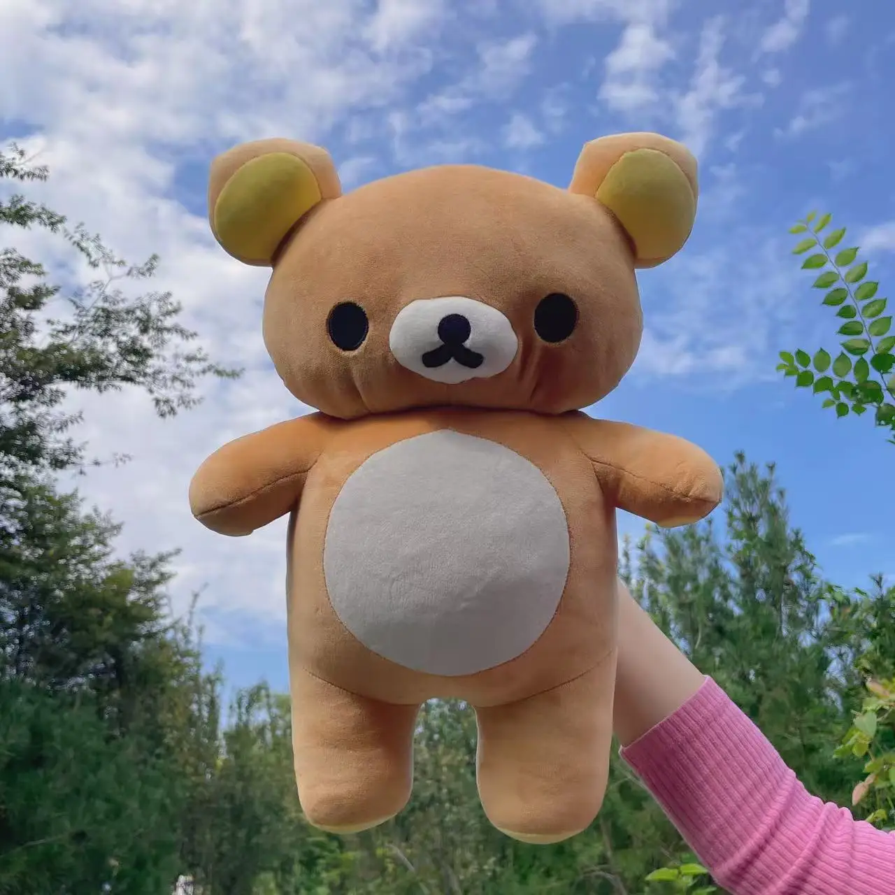 

40 см аниме фигурки Rilakkuma мягкие куклы игрушки мягкие подушки на день Святого Валентина выпускной подарки на день рождения для детей