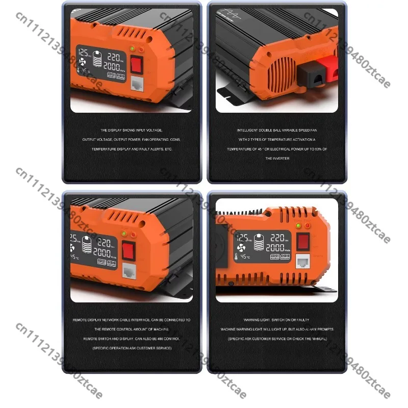 3500W Custom DC AC Solar Inverter 24V 48V To 220V 230V 240V 50/60Hz Vehicle RV Power Conversion Device