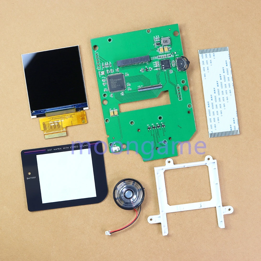 مجموعة تعديل السطوع العالي لألعاب نينتندو ، GB V3.0 IPS سطوع عالي ، شاشة LCD بوصة ، GB DMG GBO ، مجموعة واحدة #4