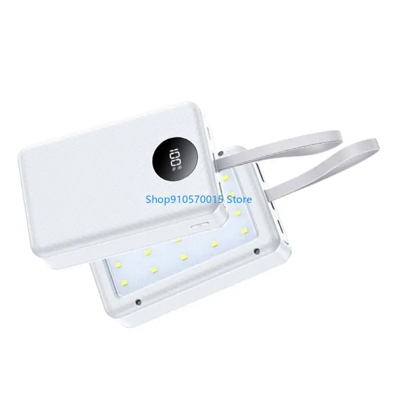 B95C ABS Construction 18650 Battery Case With Quick Support And LED Power Battery Case Holder Shell