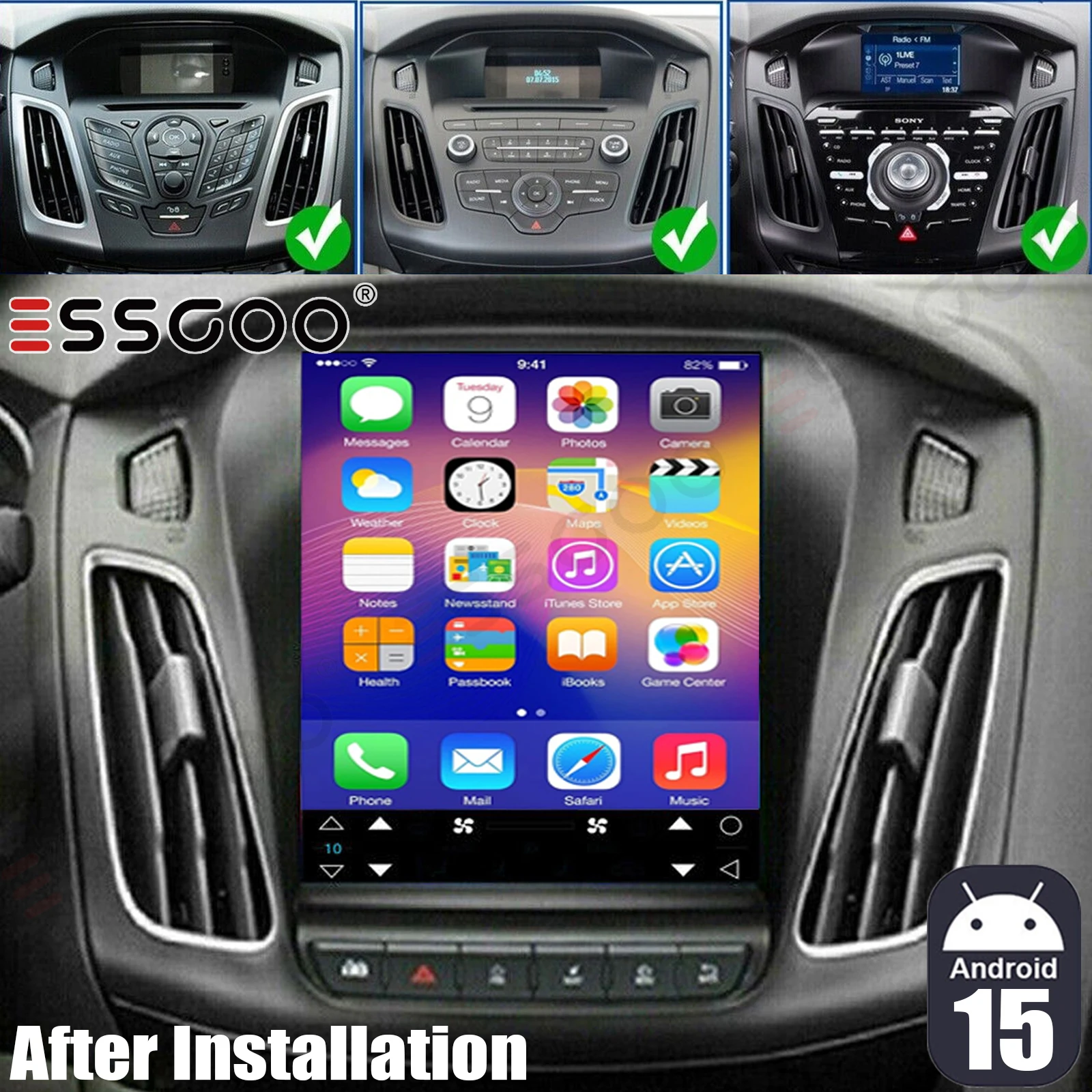 9.7" Car Stereo Rad…