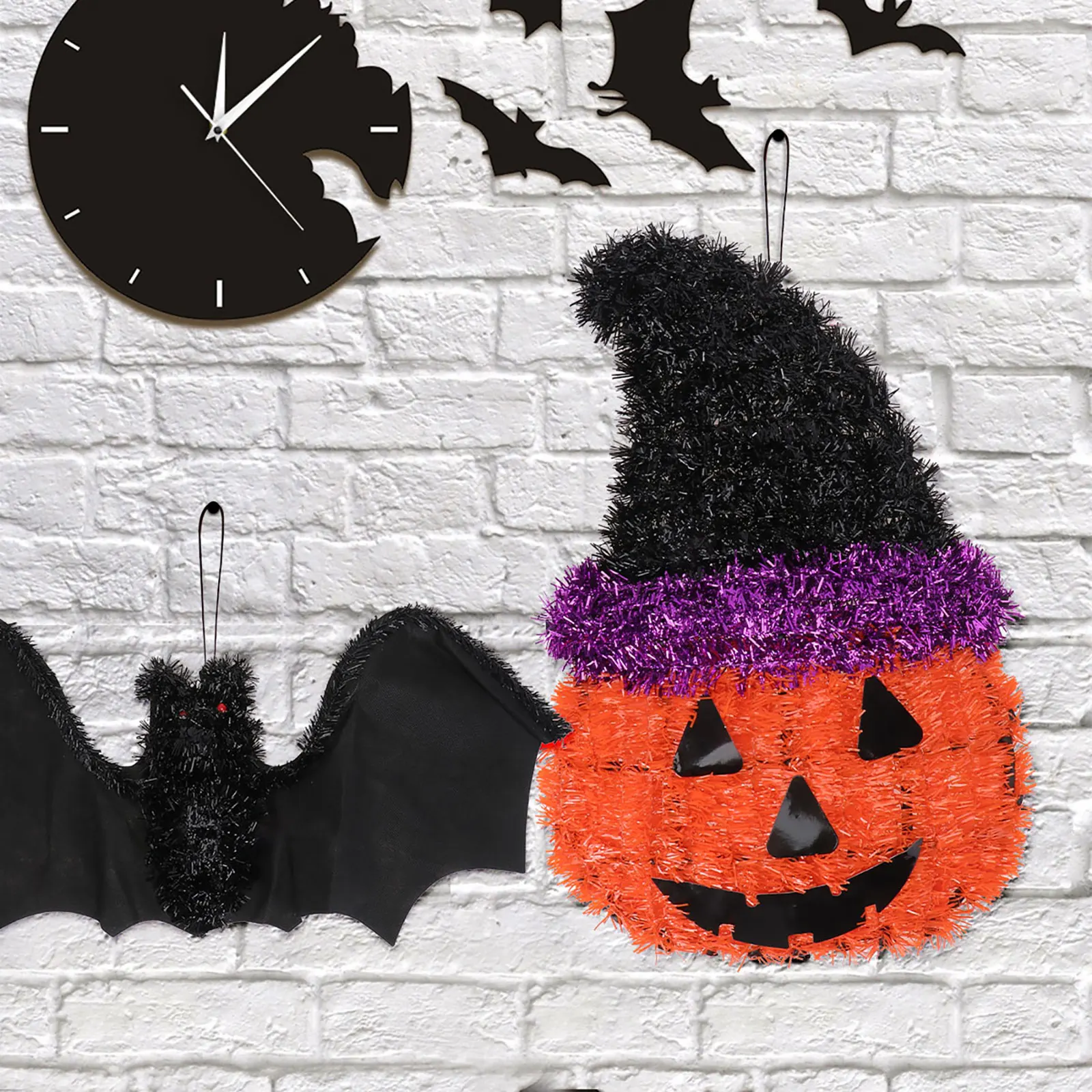 

3 Pcs Door Hanging Accessories Wooden Decoration Halloween Decorations Outdoor Props Indoor Pendant Ornament Household