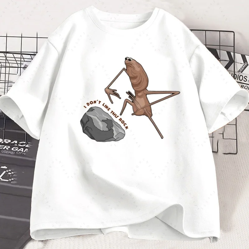 

Marcus The Worm T-shirt for Men Women Y2k Clothes Design Printed Cotton Short Sleeve Round Neck T shirt Streetwear Y2k Clothing