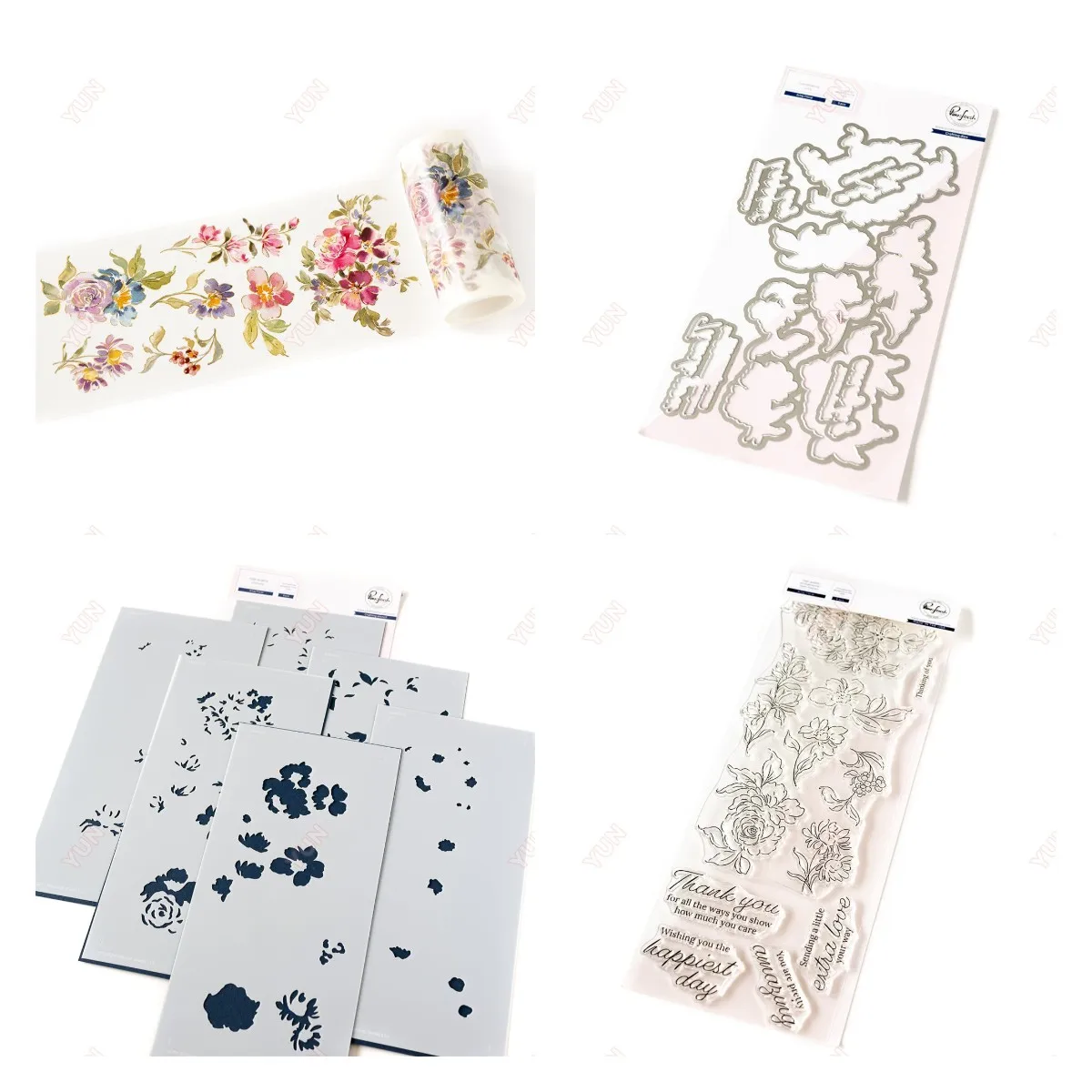 

Artsy Floral Metal Cutting Dies and Stamps DIY Scrapbooking Card Stencil Handmade Greeting Card Rose Sticker 2024 Album Template