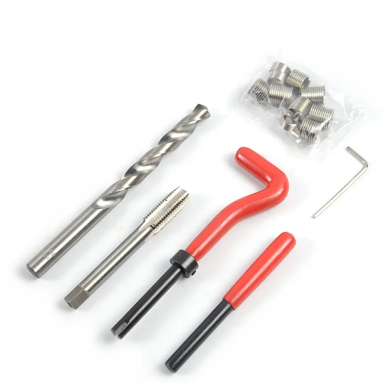 15 Pieces Of Wire Sleeve Screw Hole Thread Repair Slide Screw Repair Hole Auto Repair Slide Tool Set M10*1.5