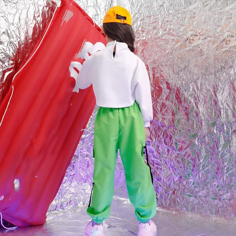 مجموعة ملابس بوتيك 4 6 8 10 12 14 16 18 سنة الهيب هوب الشارع أزياء رقص الاطفال ملابس الجاز للفتيات 130 140 150 MN3