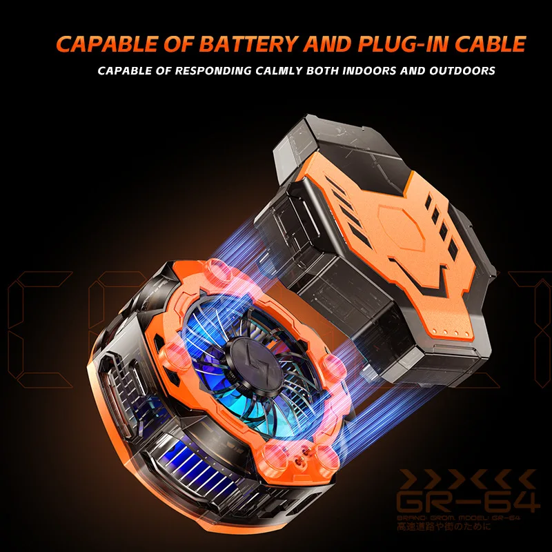 

P80 Phone Cooler Semiconductor, AI Smart Temperature Control with Triple Frosting Modes, Fast Cooling for Gaming