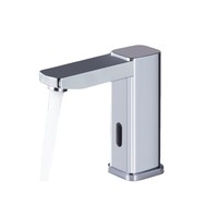 2025 New plastic steel bathroom faucet deck installation automatic sensor mixer crane touch-free sink faucet bathroom sink fauce