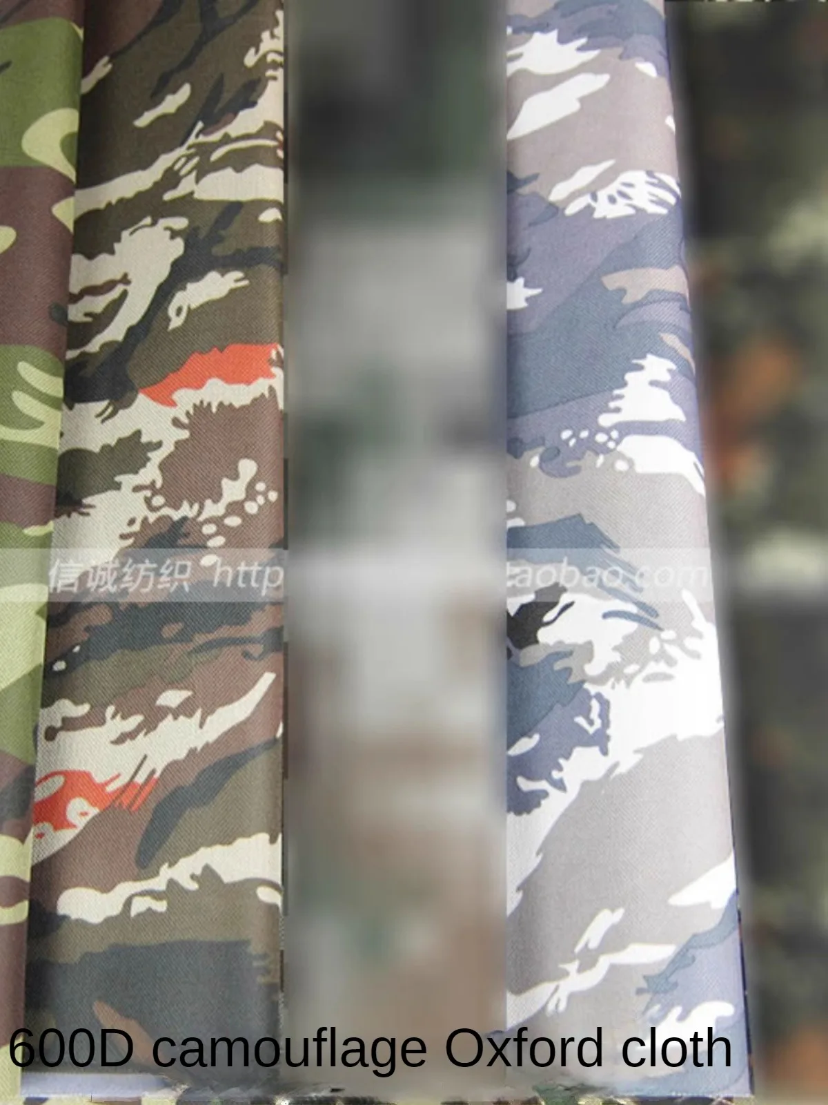 600D Oxford Camouflage Waterproof Fabric Printed PVC Primer By Meter for Tents Bags Awnings Sewing Cloth Thick Encrypted Green