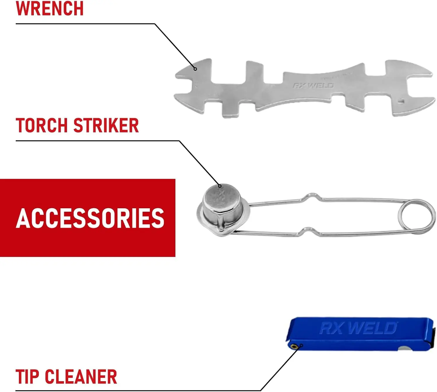 Oxigênio Acetileno Tocha Kit, Gás Corte Soldagem Kit, Portátil Oxy Brazing, Soldador Tool Set com válvulas de retenção, CGA540 e CGA510