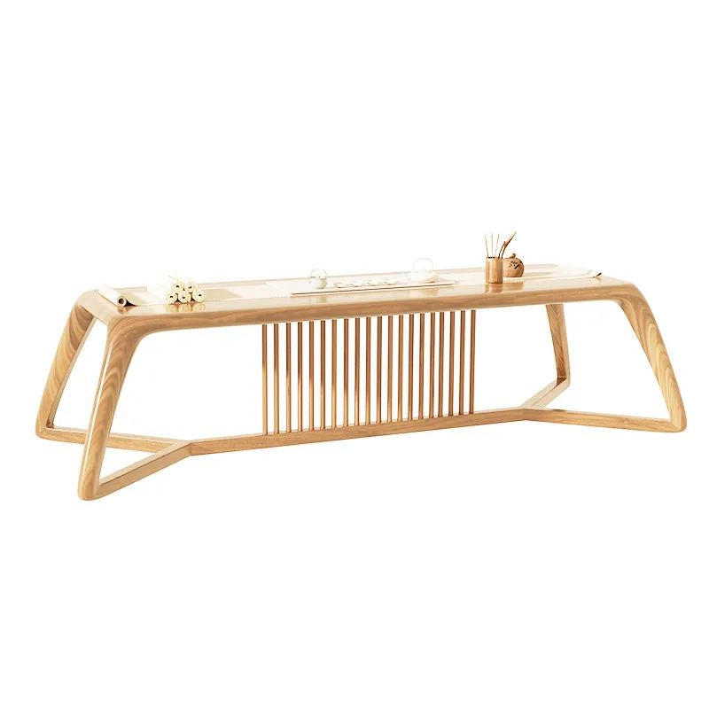 Table Solid Wood Living Room Reception Area Easy Assembly Sturdy Durable Stable Construction Space Saving Comfortable
