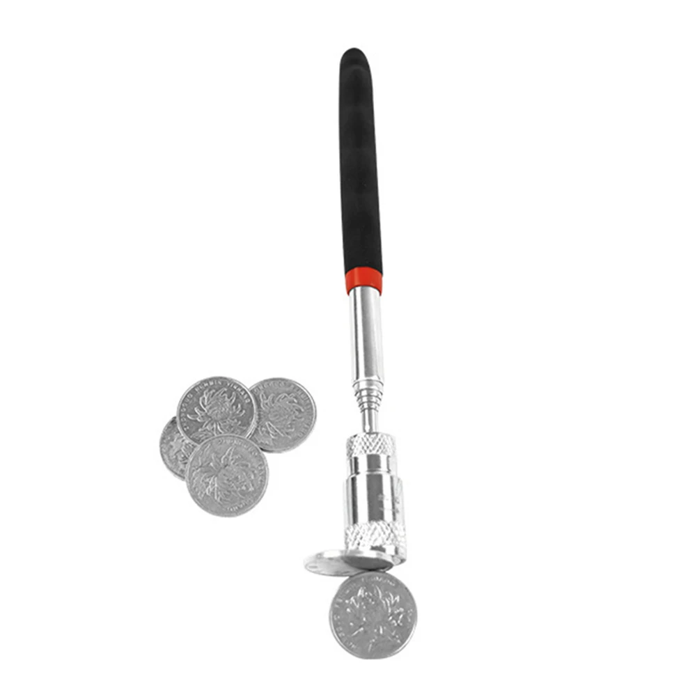 Extendable Magnetic Pick Up Tool With LED Light Retractable Suction Rods Pen Pickups For Finding Repairing Workshop Equipment