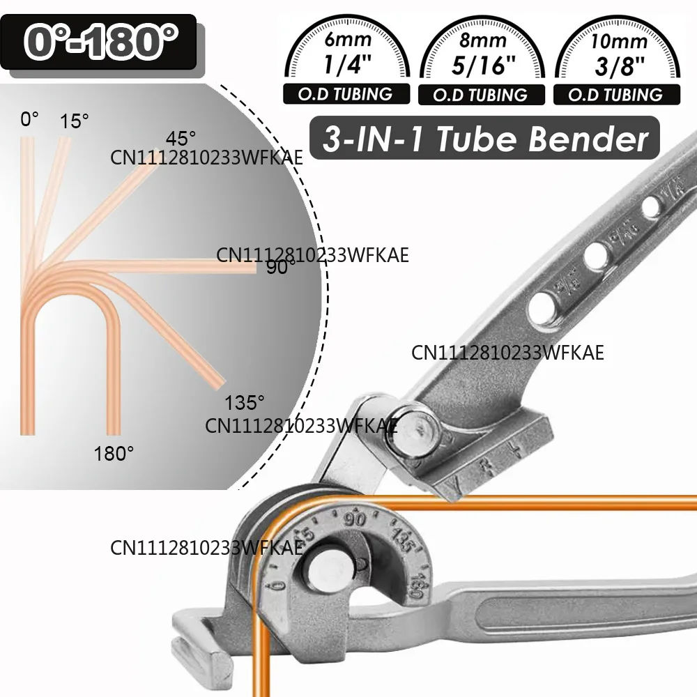 New boutique three-in-one pipe bender, metric and British optional, powerful combination pipe bender CT-N369
