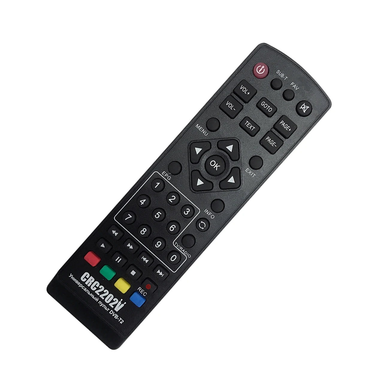 SAT BOX DVB-T2+2 REMOTE CONTROL Replaced for BBK D-color CADENA DELTA SYATEMS DENN DIGITAL Digiline Divisat ELGREEN Elect ELTEX