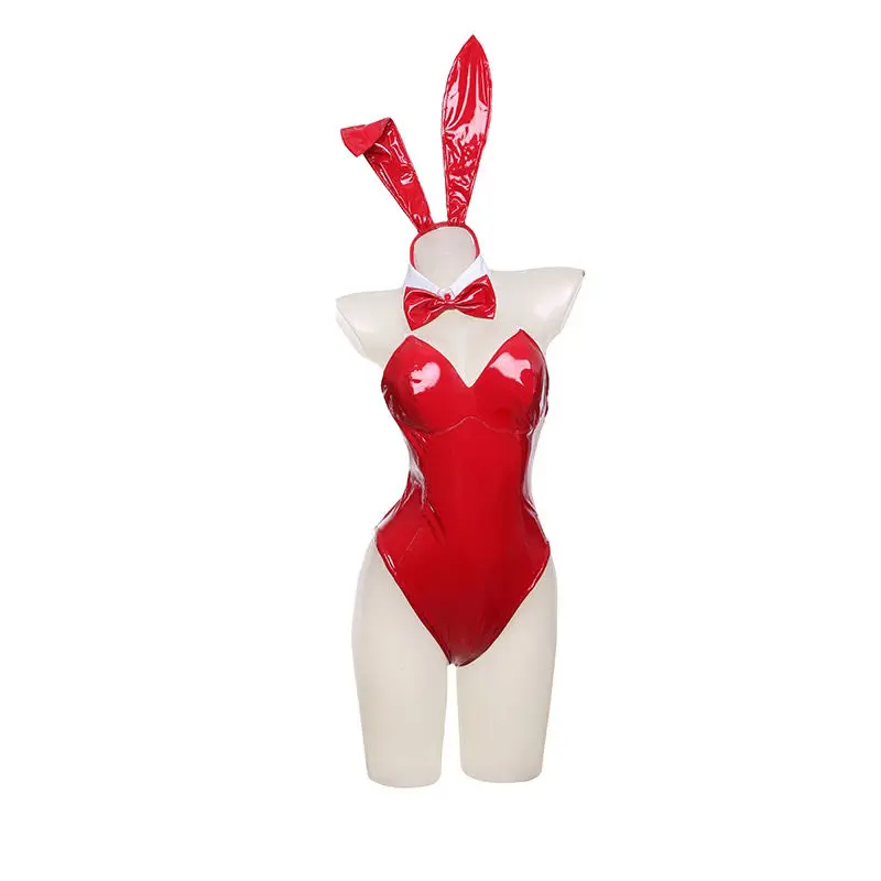 Kakudate Karin Bunny Cosplay Costume Blue Archive Asuna Ichinose Murokasa Akane Neru Mikamo Jumpsuit Outfit Fullset view 3
