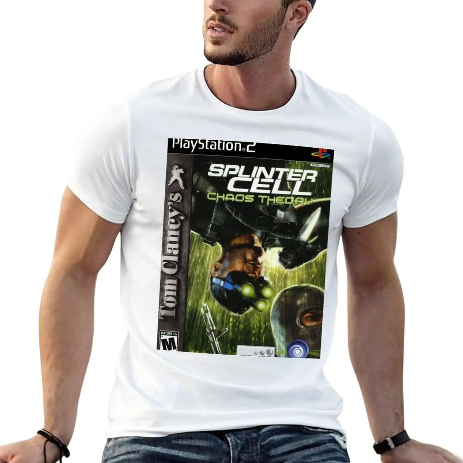 Splinter Cell Chaos Theory cover art T-Shirt kawaii clothes plus size t shirts Short t-shirt mens t shirts casual stylish