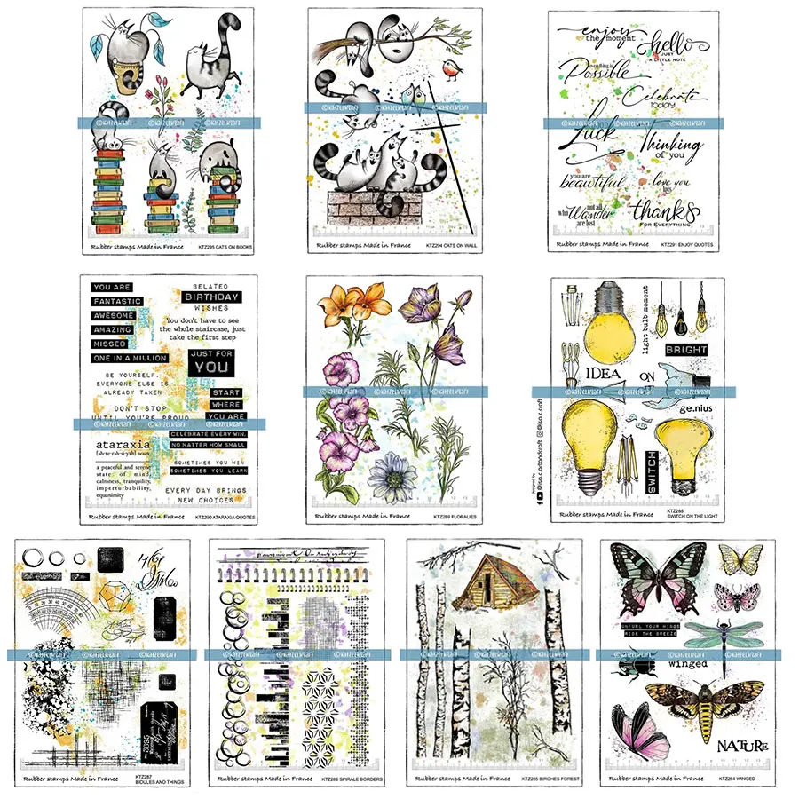 

Резиновый прозрачный штамп с милым котом для бумажной карты ручной работы, альбом для скрапбукинга, тиснение, декор, силиконовая печать, ремесло, милые кошки