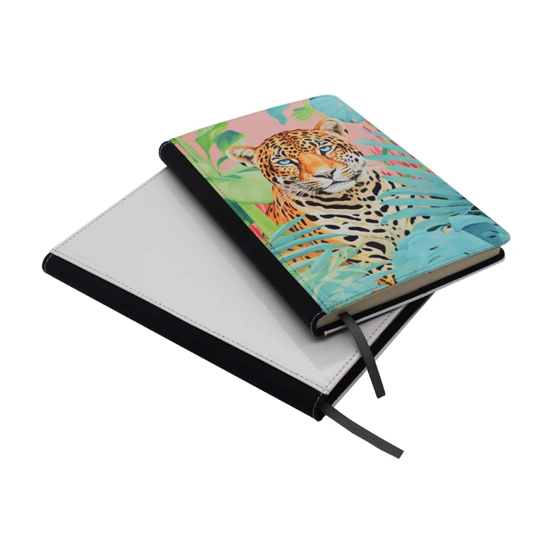 

5pcs/Lot Detachable And Reusable A5 Size Sublimation Blanks Notebook Thermal Transfer A5 Size Glossy Blank Faux Leather Notebook