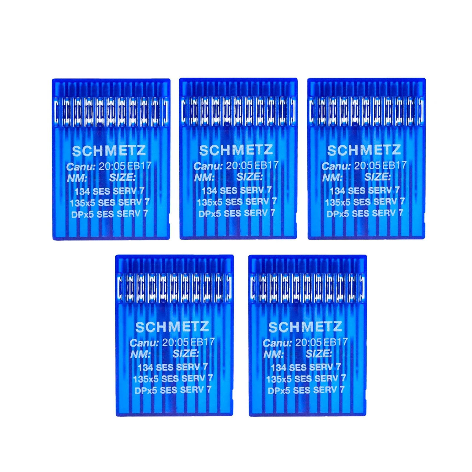 50PCS DPX5 SERV 7 Schmetz Multi-Directional Long Arm Sewing Machine Needles Needles 134, 135X5, CANU: 20:05EB17