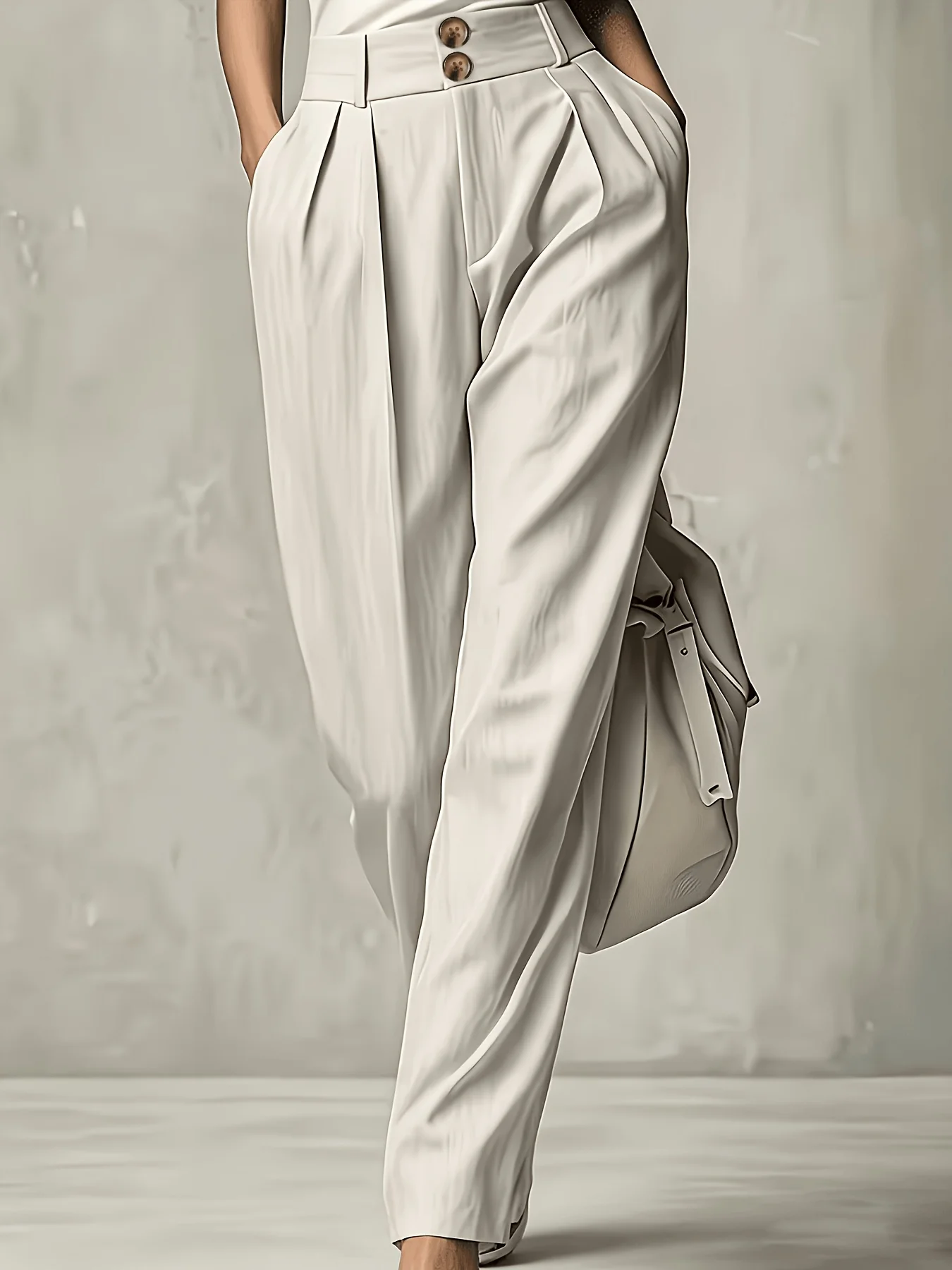 Women's directional vacation elegant casual fashionable outdoor sport slimming versatile suit pants