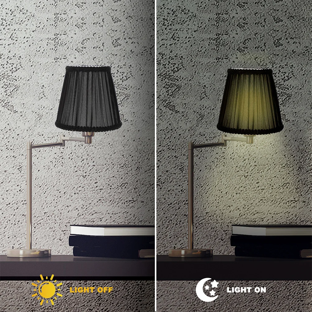 

6pcs Cloth Shade For Table Floor Wall Light Dustproof Decorative Cover, Soft Diffused Lighting, Warm Modern Style, Light Shade