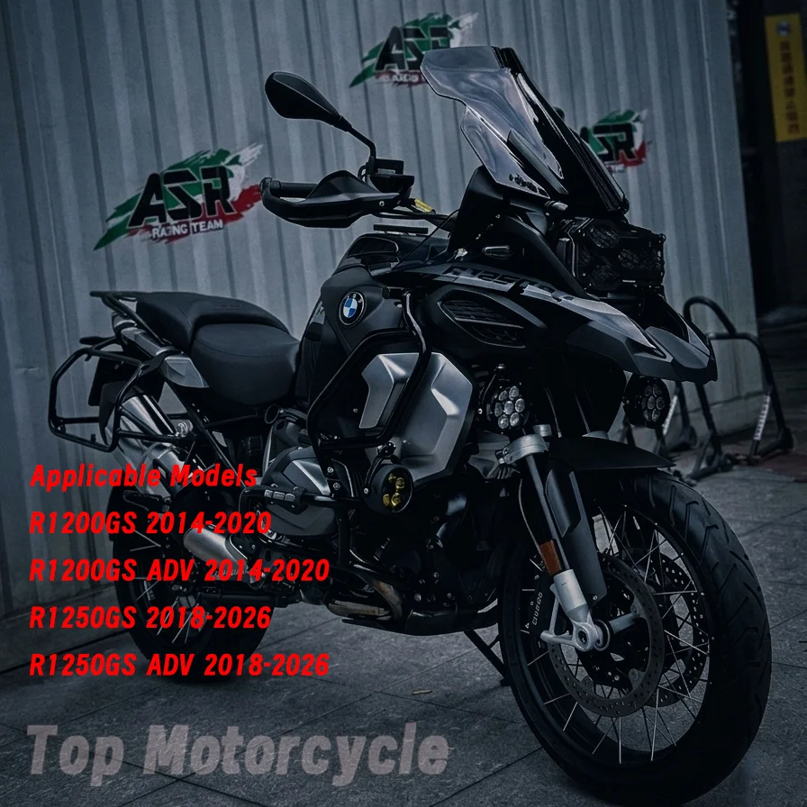 Motorcycle Touring Sports Heightened Racing Windscreen Windshield Visor Deflector for BMW R1200GS R1250GS ADV 2018-2026 view 2