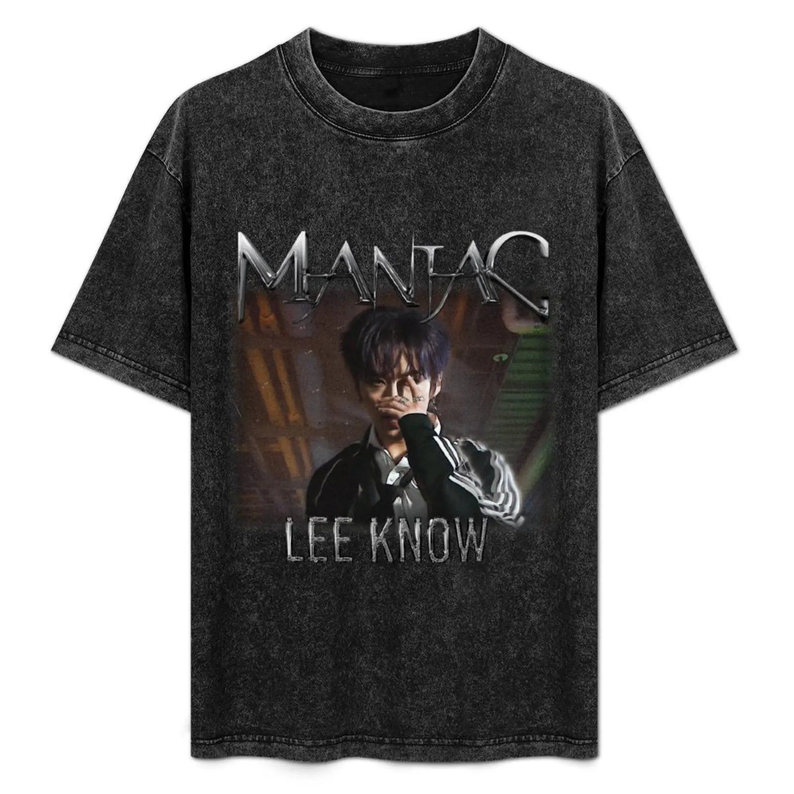 MANIAC SKZ LEE KNOW T-Shirt anime clothes anime shirt graphic tee shirt men graphic t shirts