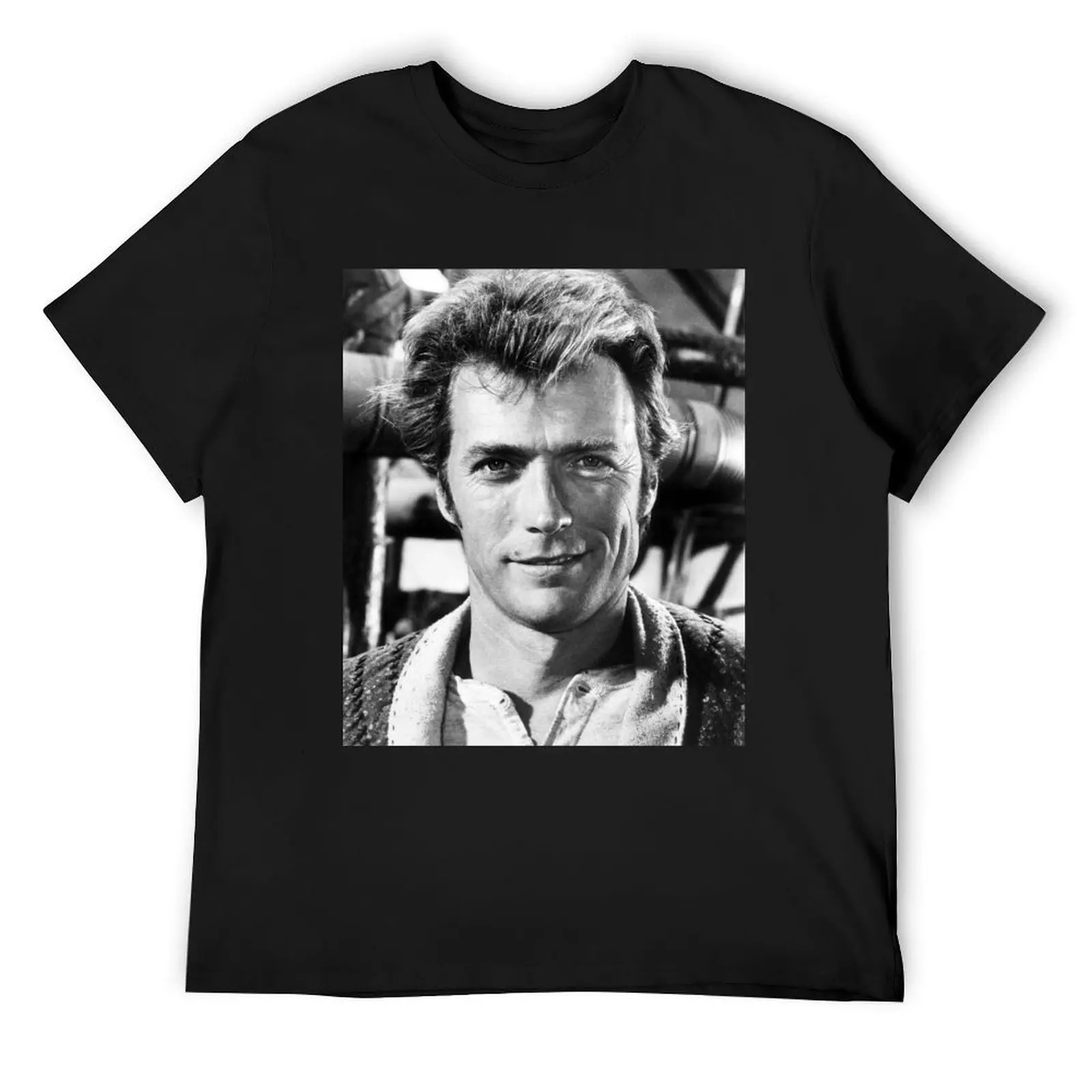 Clint Eastwood cool T-Shirt street wear graphic shirts cute tops mens cotton t shirts