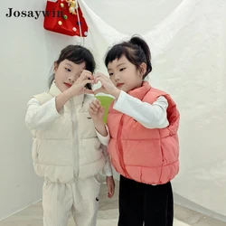 Josaywin Children Vest for Boys Girls Autumn Winter Jacket Vest Coat Kids Sleeveless Jacket Cotton Waistcoat Kids Outerwear