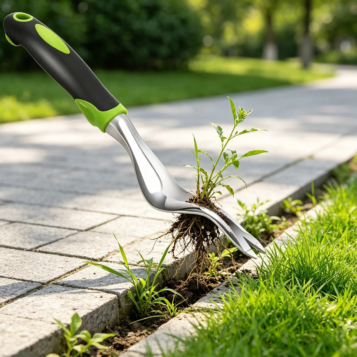 Handheld Weeder to Pull Roots Weed Mechanism Removal Tool Absorber Metal for Pulling Weeds Tools Root Puller Weeding Manual Hand