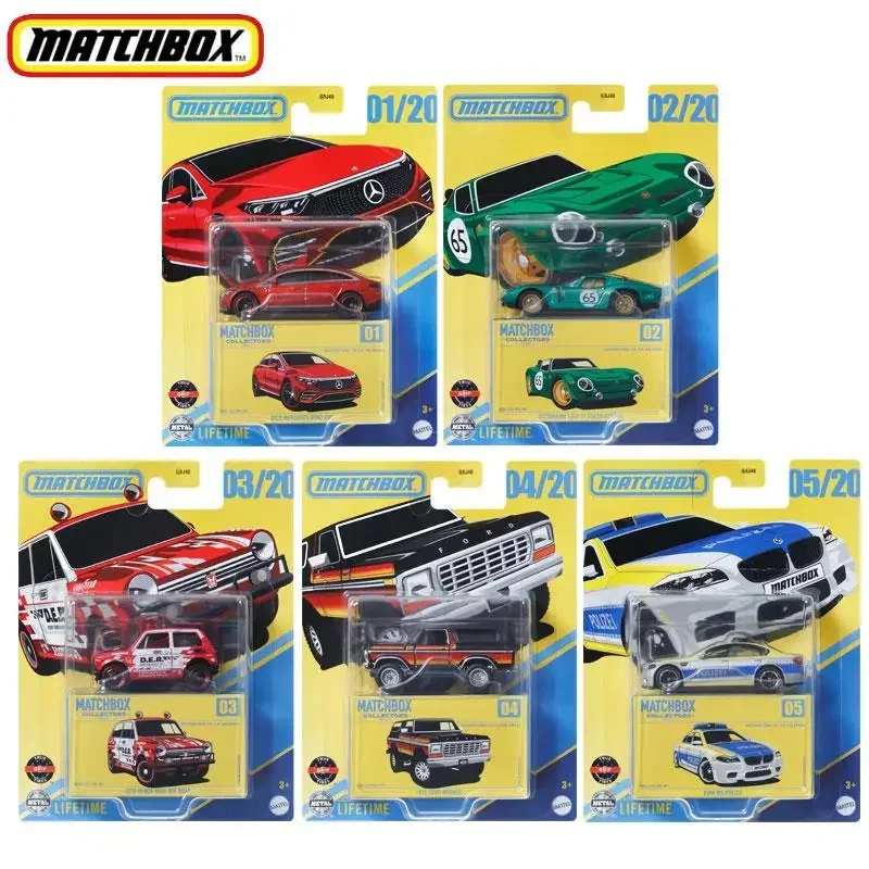 

Mattel Matchbox MBX Collection 2025 Ast Mix 1 GBJ48 Модель литого под давлением металлического автомобиля, игрушечный подарок