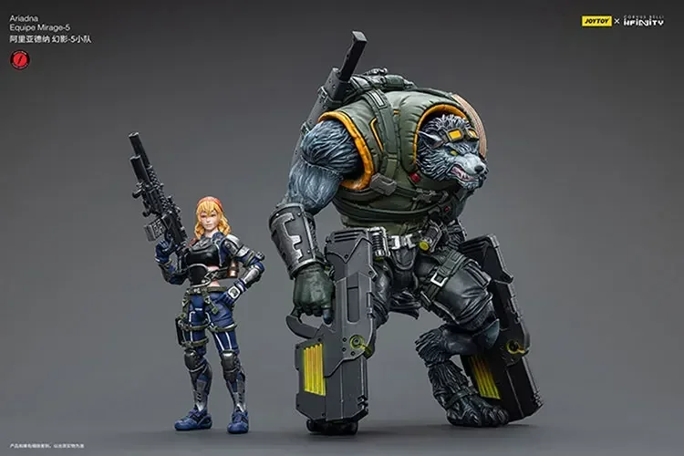 Joytoy Mecha Infinity 1/18 Action Figures Anime 18cm Ariadna Equipe Mirage-5 Collection Model Toys