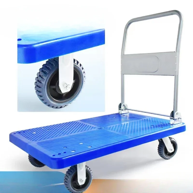 Thickened heavy-duty off-road wheel pusher, foldable for household use