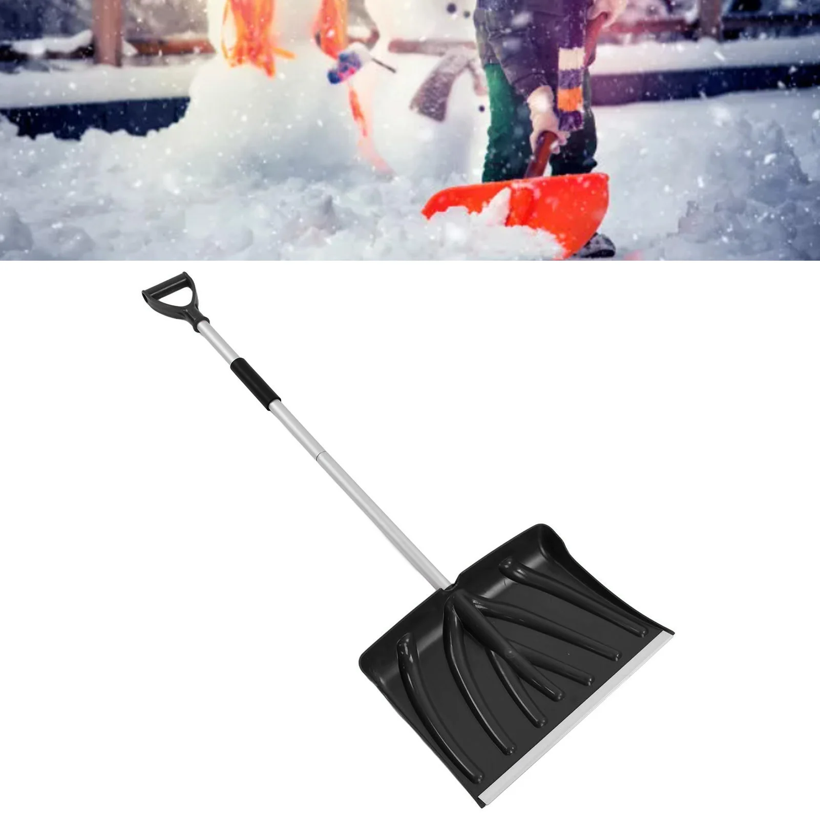 Household Detachable Snow Shovel, Portable Folding Snow Pusher Board, Snow Clearing Tool for Garden Outdoor Snow Removal