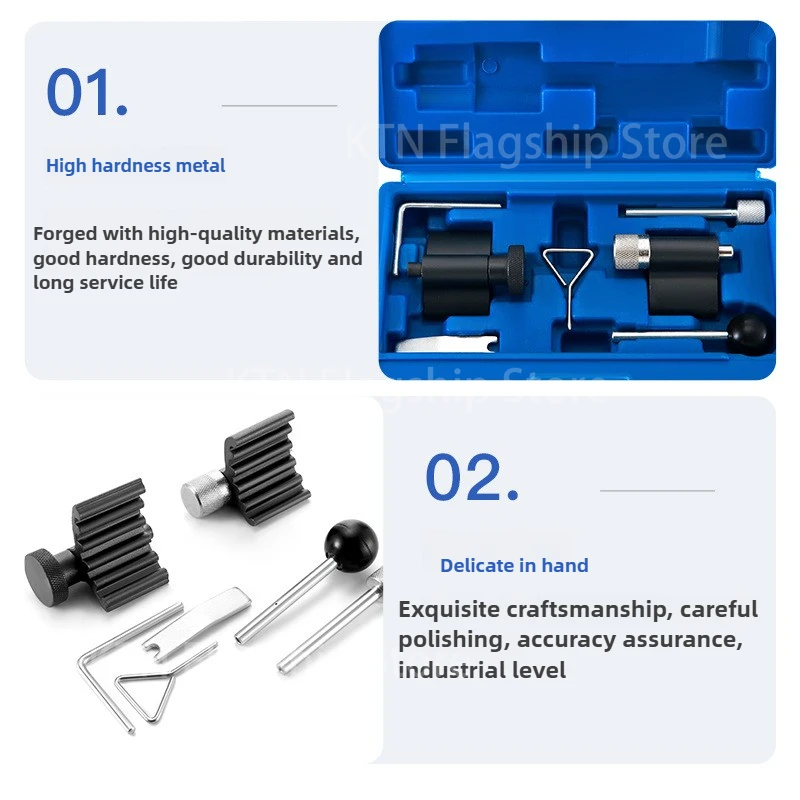 For Volkswagen Audi Engine Crankshafts 1.2, 1.4, 1.9, 2.0TDL Engine Belt Automatic Service Tool - Timing Camshaft Lock Tool Kit