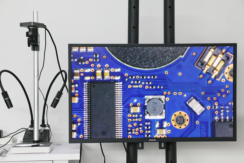 Einstellbares 180X 120X 300X 200X 130X Zoom C-Mount-Objektiv 0,7X~4,5X Vergrößerung 25mm für HDMI USB Industrie-Videomikroskopkamera – Detail 16