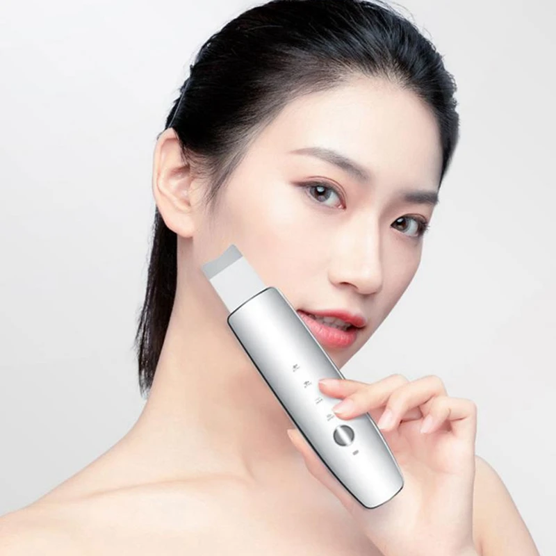 Instrument de beauté pour nettoyer les pores, Ion Peeling, lumière rouge et bleue, thérapie photonique LED, élimine les points noirs