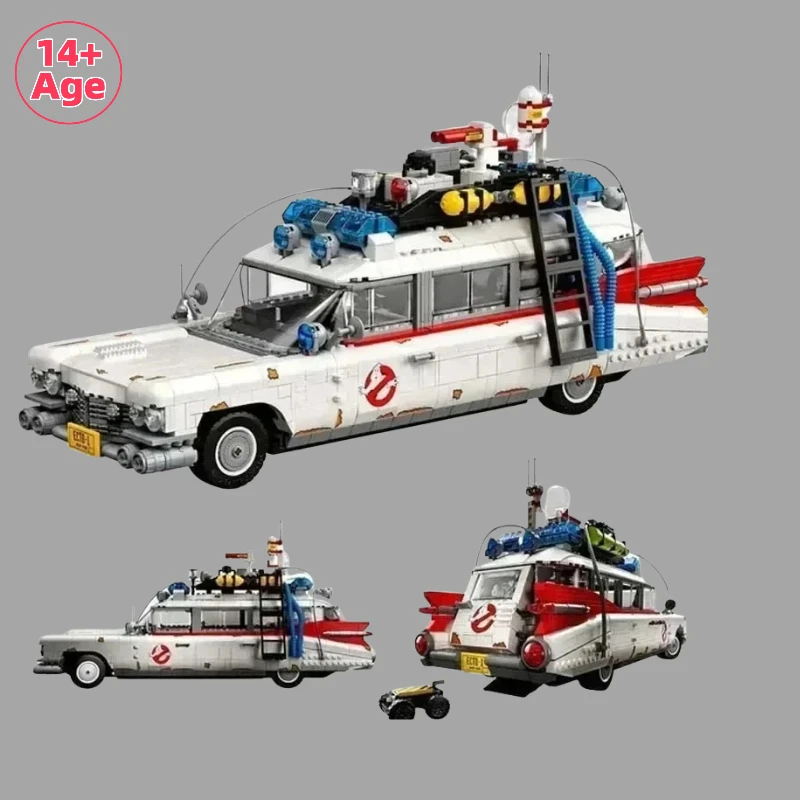 

2026new MOC 10274 Ghostbuster Ecto-1 Building Blocks Car Model Display Bricks for Kids Adults Toys Halloween Christmas Gifts
