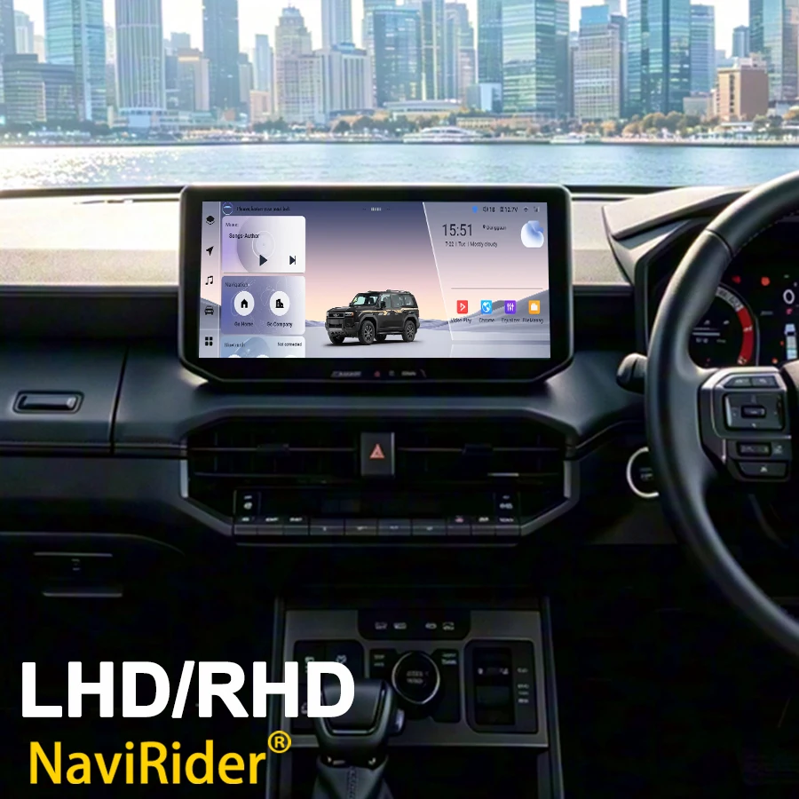 Yes RHD LHD 12.3'' Carplay TOUCH Screen For TOYOTA Hilux 2025 Android Auto Car Radio GPS Navigation Multimedia Player Head Unit