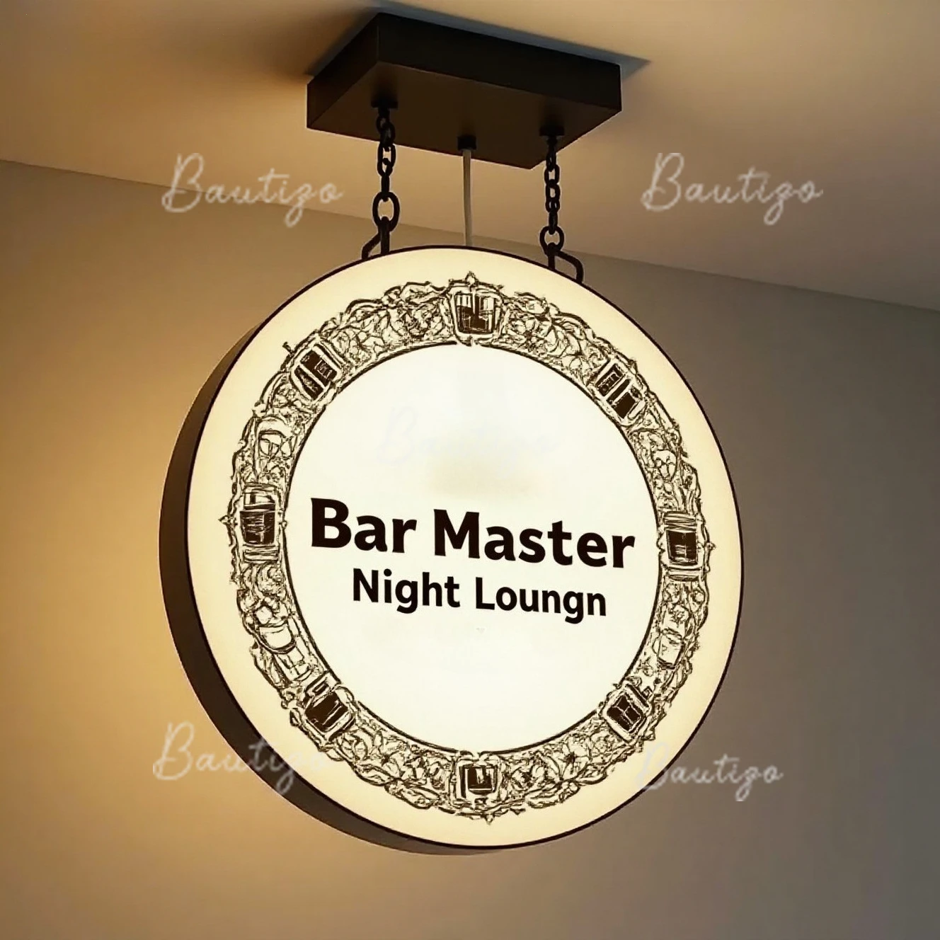 Custom Acrylic Signs Led Light Sign Home Business Logo Outdoor Wall Signage Neon Letters Luminous Metal Bright Advertising Box