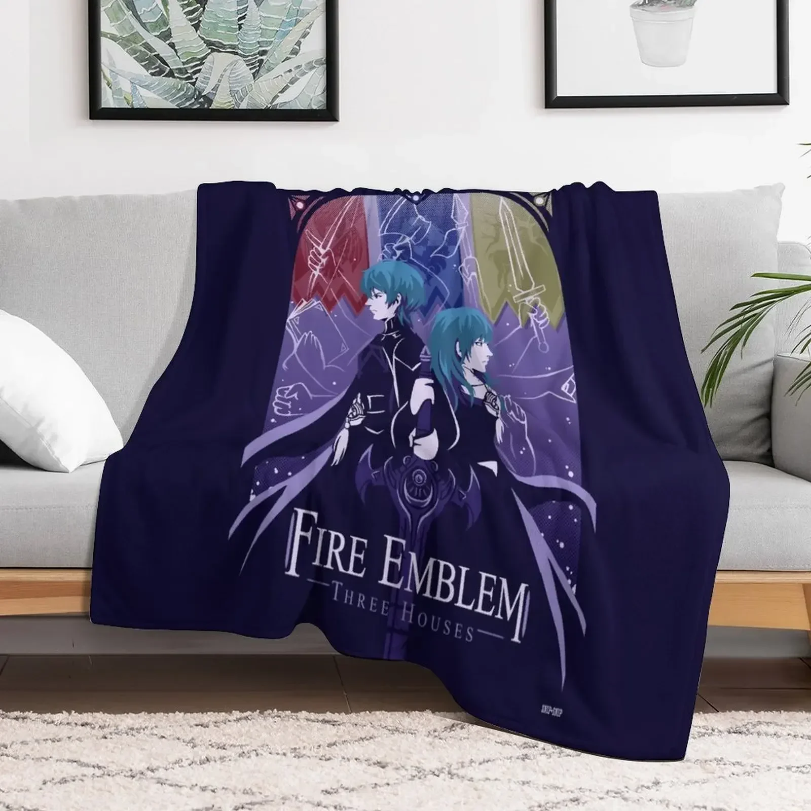 

Fire Emblem Three Houses Throw Blanket Flannels Luxury Throw Multi-Purpose Blankets