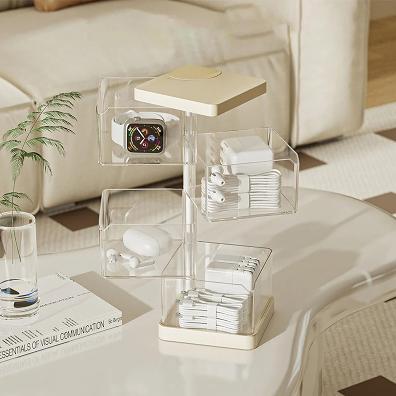 Desktop Storages Box, Stack Chest Storages Drawer Boxs, Multi Compartment Desktop Layer, Plasticc Drawers Perfect Pink