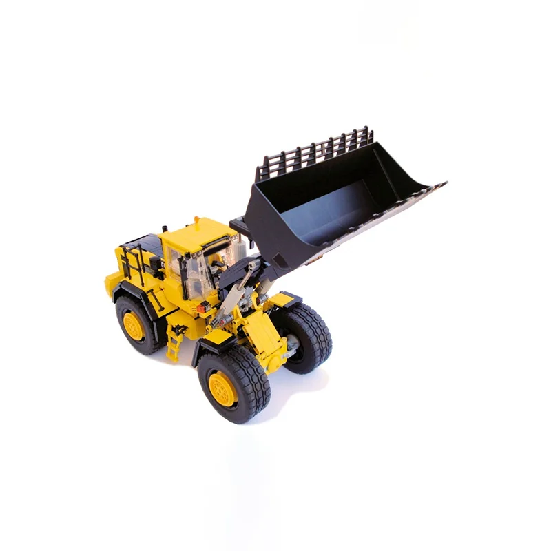 ตัวต่อ MOC รถตักล้อยาง Volvoed 1568 ชิ้น แบบจำลองทางเทคนิค ของเล่นประกอบเอง ของขวัญคริสต์มาส ของเล่น DIY สำหรับเด็ก ของขวัญวันเกิด