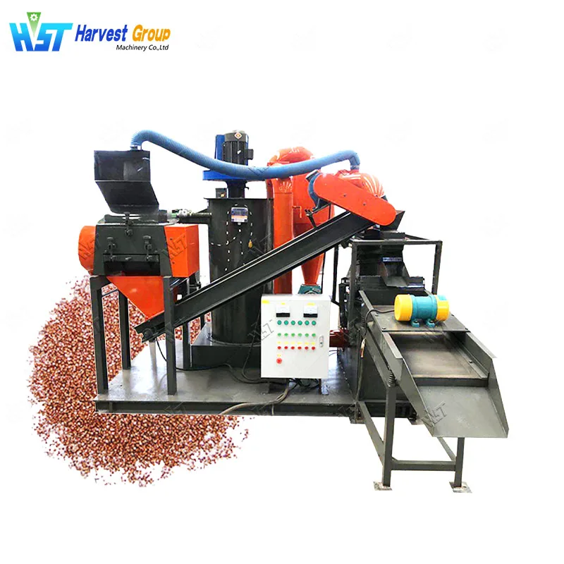 Electronic Cable Wire Recycle Machine Copper Cable Shredding Separator Copper Recycling Copper Rice Machine