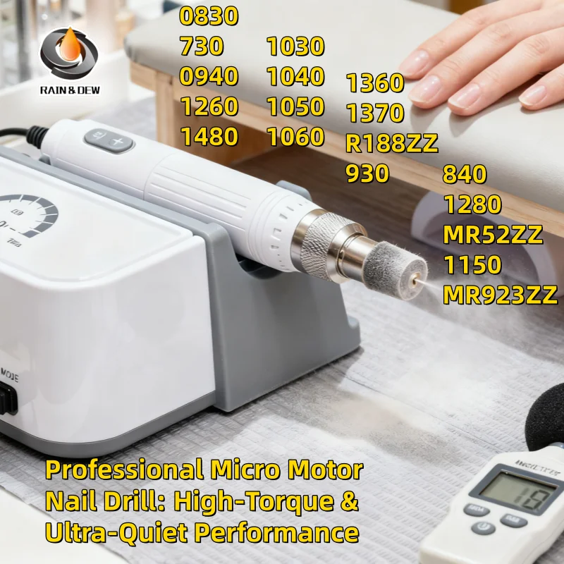 Precision Replacement Handpieces for Micro Motor Nail Drills: Engineered for Quiet Power & Durability