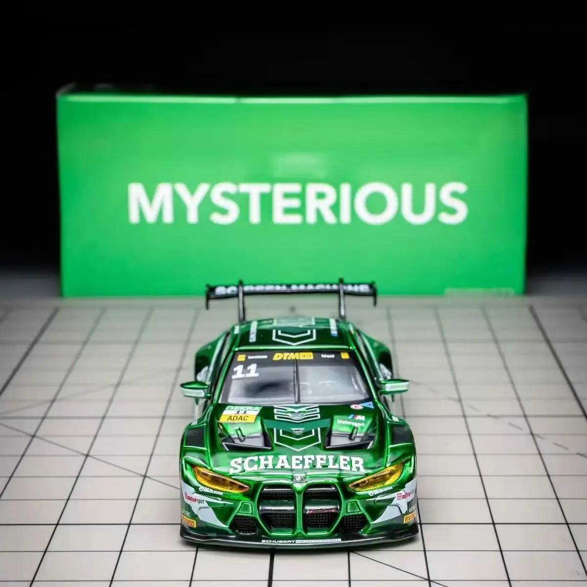 MYSTERIOUS Diecast 1:64 BMW M4 GT3 One-Eyed Livery Alloy Car Model Play Vehicles Collectible Model Cars Toys for Boys Gift