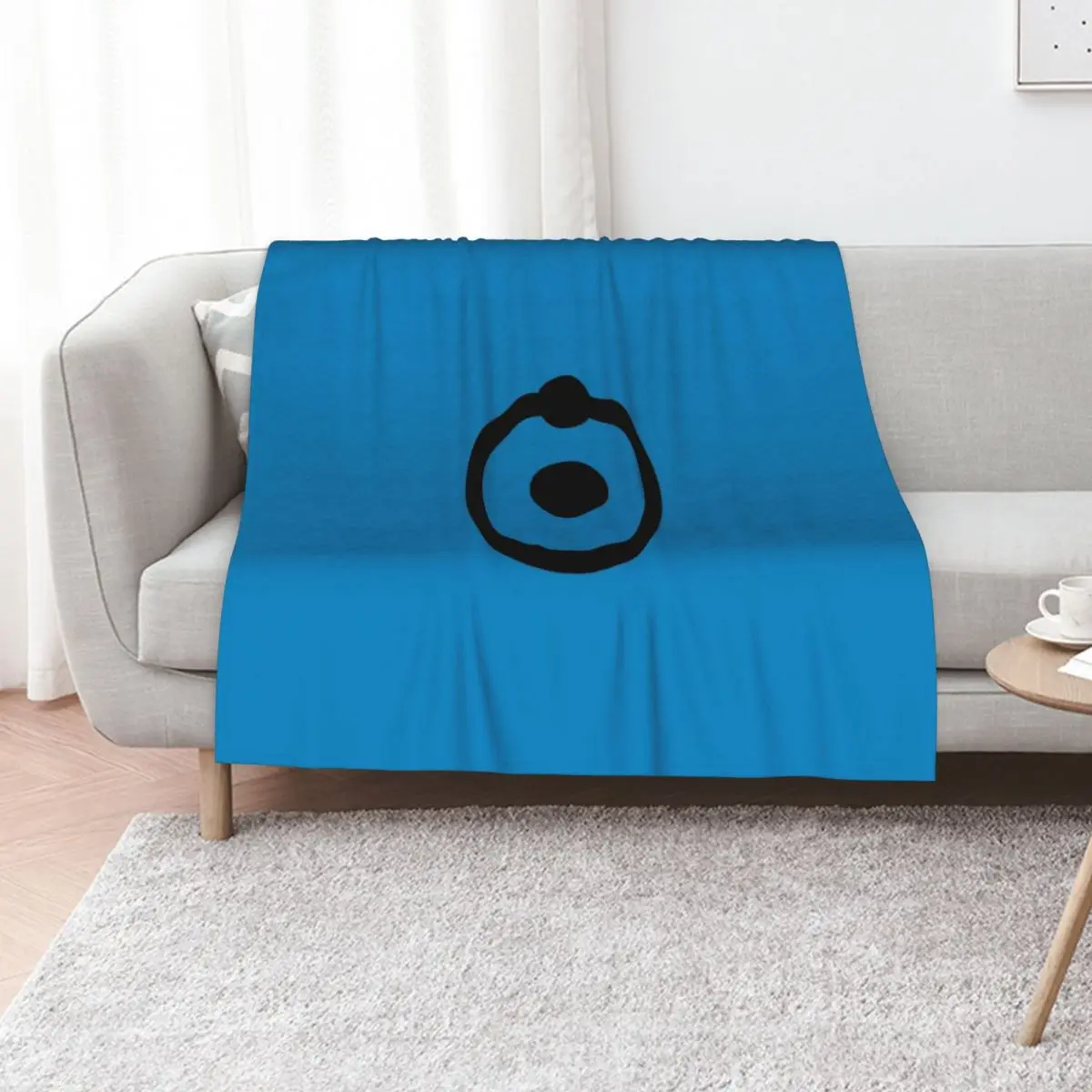 Doctor Manhattan Hydrogen Atom Symbol Throw Blanket Warm Comfortable Blanket for Office Napping