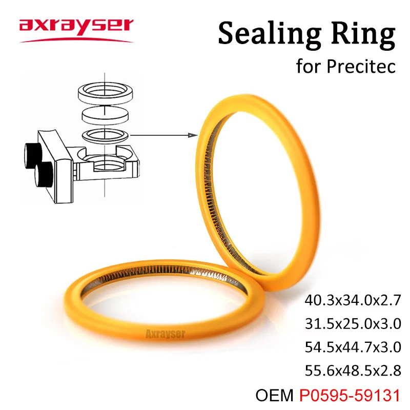 Laser Lens Sealing Ring for Protective Windows Spring Seal Raytools Precitec Bodor WSX Ospri BT210/BT240S/Procutter/Lightcutter